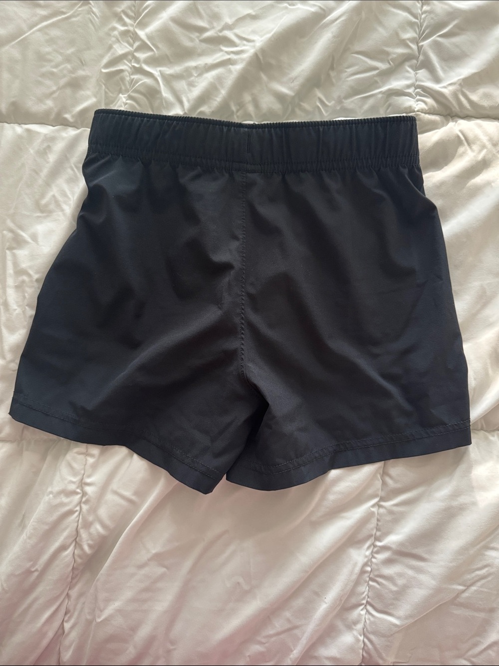 Abercrombie Boy’s Black Athletic Drawstring Shorts, Size 7/8 - Picture 3 of 3